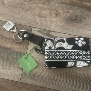 Vera Bradley One for the Money Day & Night Wallet AND Loop Keychain Baroque